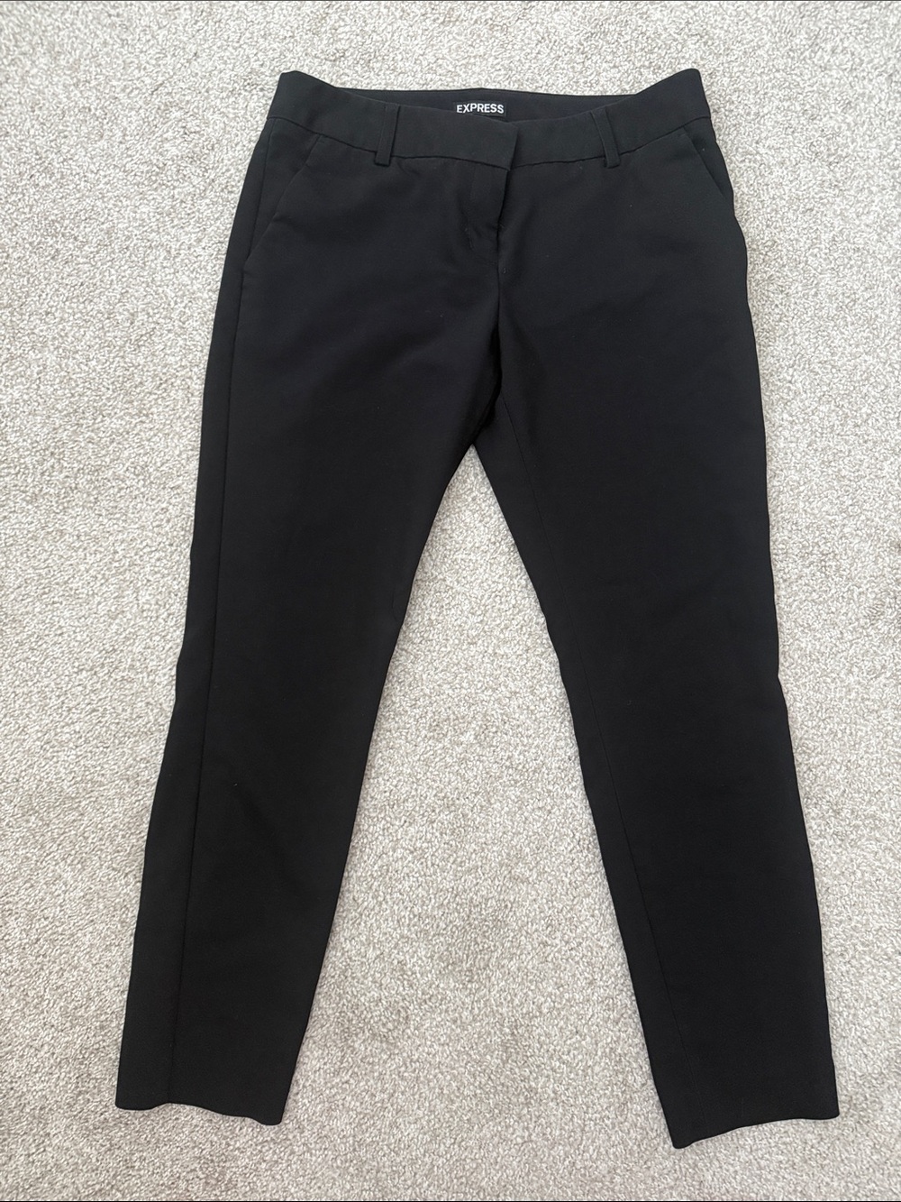 Express Black Women's Ponte Ankle Pants